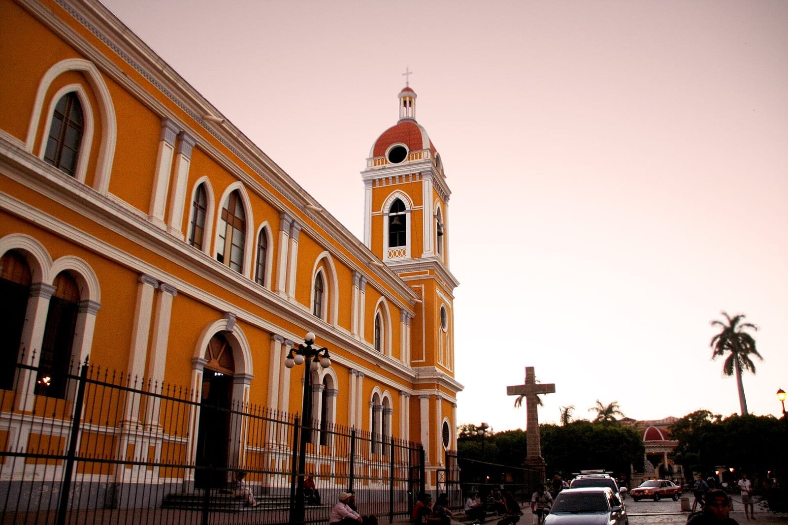 Nicaragua — Cathedral of Granada at sunset.jpg